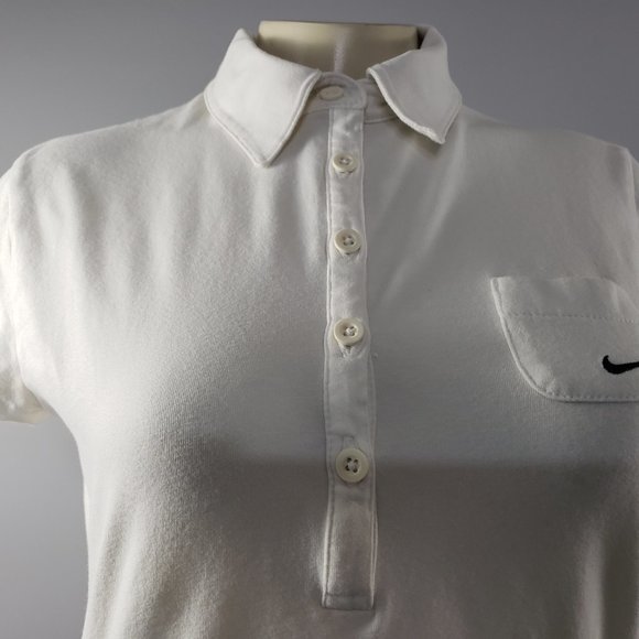 Nike polo shirt stretch material runs small measure vintage European size - Picture 4 of 7